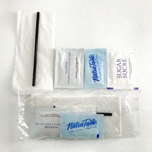 Condiment Kit, Single, Clear Wrapper